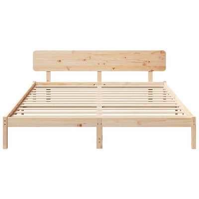 Sängyn runko päätyllä Luonnollinen 6FT Super King Size