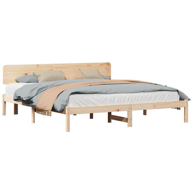 Sängyn runko päätyllä Luonnollinen 6FT Super King Size