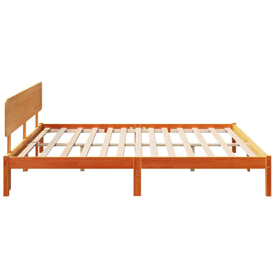 Sängyn runko päätyllä Vaha ruskea 6FT Super King Size