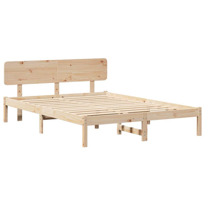 Sängyn runko päätyllä Luonnollinen 5FT King Size