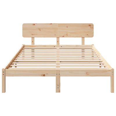 Sängyn runko päätyllä Luonnollinen 5FT King Size
