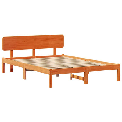 Sängyn runko päätyllä Vaha ruskea 5FT King Size