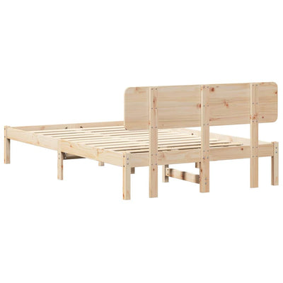 Sängyn runko päätyllä Luonnollinen 4FT6 Double
