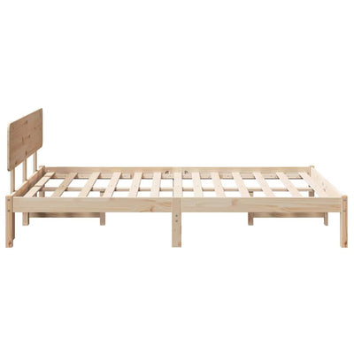 Sängyn runko päätyllä Luonnollinen 4FT6 Double