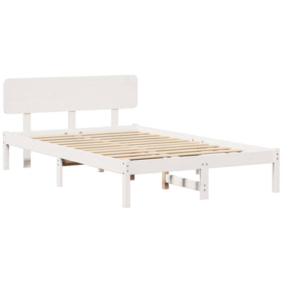 Sängyn runko päätyllä Valkoinen 4FT Small Double