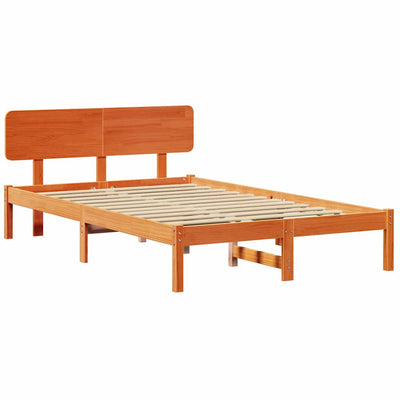 Sängyn runko päätyllä Vaha ruskea 4FT Small Double