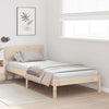 Luonnollinen sängyn runko päätyllä Lizet 80x200cm