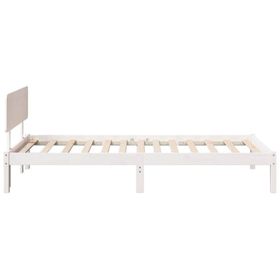 Sängyn runko päätyllä Valkoinen 80 x 200 cm