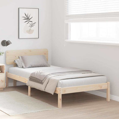 Sängyn runko päätyllä Luonnollinen 3FT Single