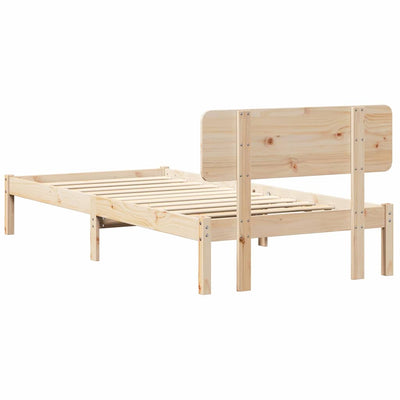 Sängyn runko päätyllä Luonnollinen 3FT Single