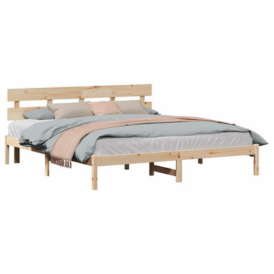 Sängyn runko Ruskea 6FT Super King Size Täysi Mänty