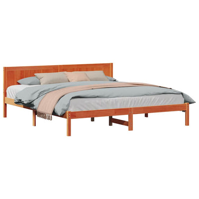 Sängyn runko Ruskea 6FT Super King Size Täysi Mänty
