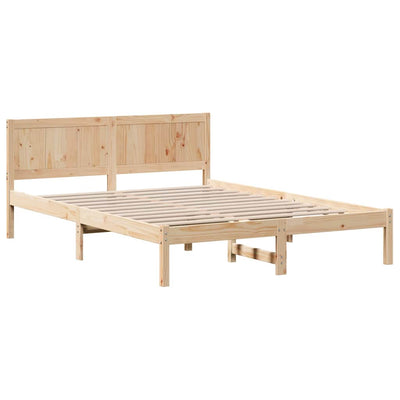 Ruskea sängyn runko Micandru 5FT King Size (mänty)