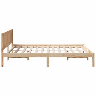 Sängyn runko Ruskea 5FT King Size Täysi Mänty