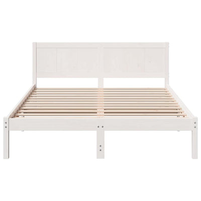 Sängyn runko Valkoinen 5FT King Size Täysi Mänty