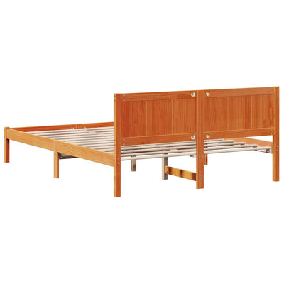 Ruskea sängyn runko Jica 5FT King Size (mänty)