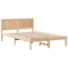 Sängyn runko Ruskea 4FT Small Double Täysi Mänty