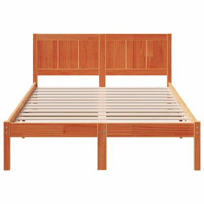 Sängyn runko Ruskea 4FT Small Double Täysi Mänty