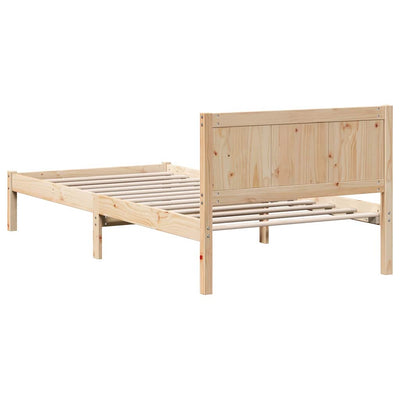 Sängyn runko Ruskea 2FT6 Small Single Täysi Mänty