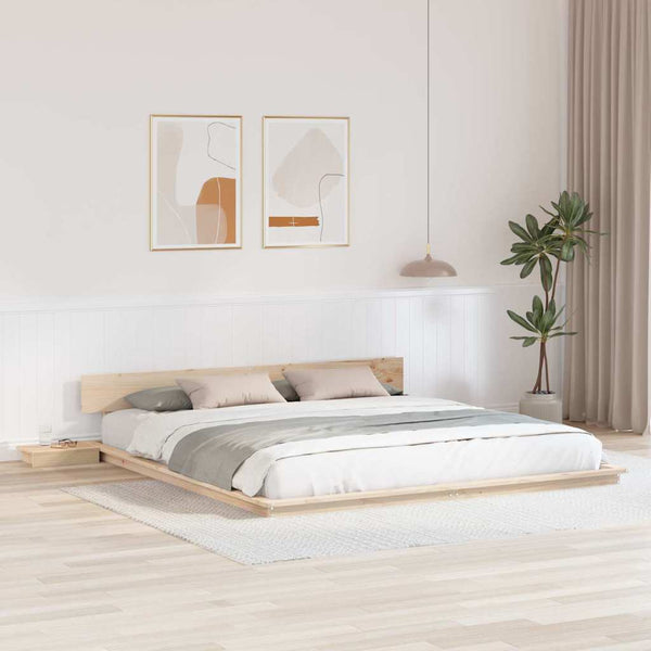 Sängyn runko Ruskea 6FT Super King Size Puu
