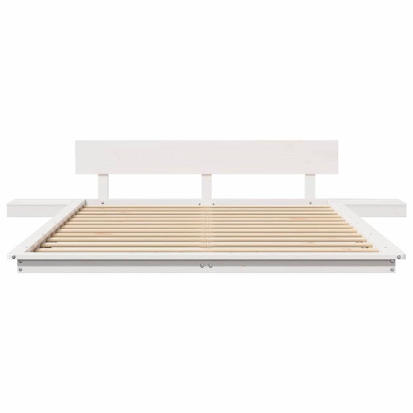 Sängyn runko Valkoinen 5FT King Size Puu