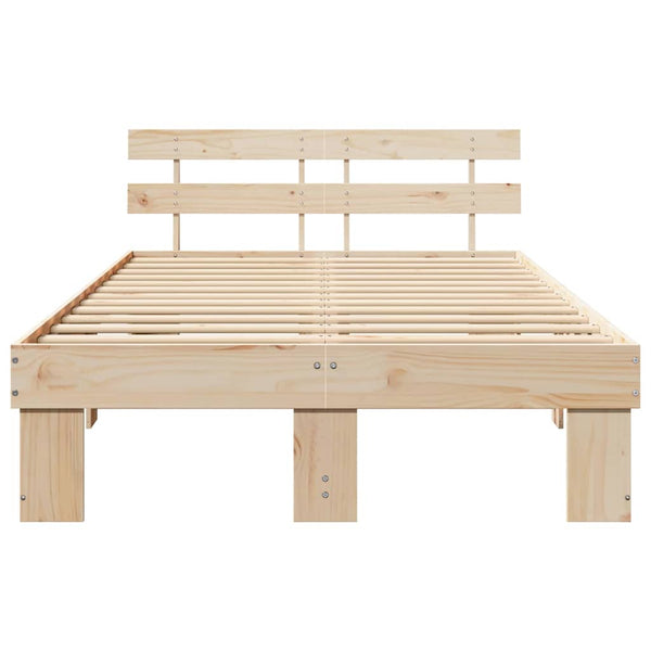 Sängyn runko 4FT6 Double Massiivinen mänty Luonnollinen