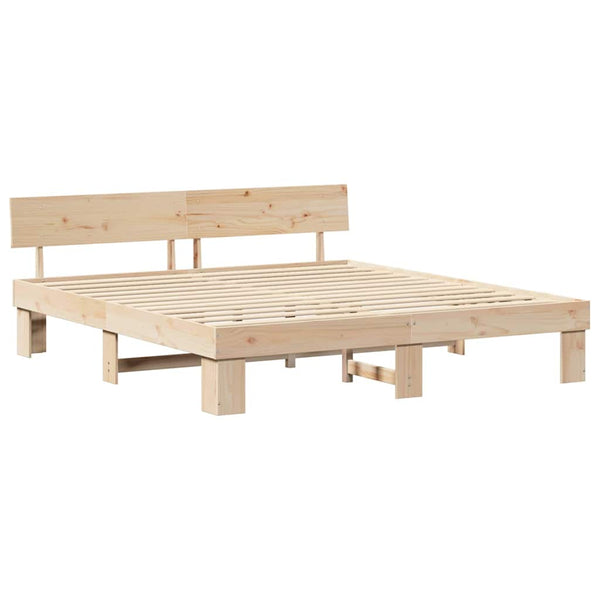 Massiivinen mänty 6FT Super King Size Luonnollinen sängyn runko