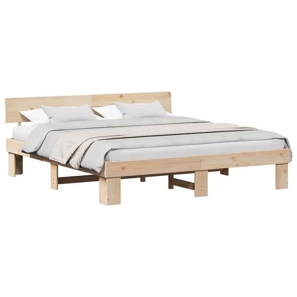 Massiivinen mänty 6FT Super King Size Luonnollinen sängyn runko