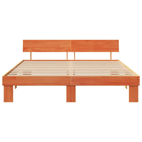 Vaha ruskea 6FT Super King Size sängyn runko massiivinen mänty