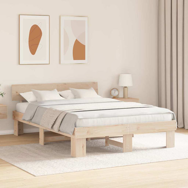 Sängyn runko, 5FT King Size luonnollinen massiivinen mänty