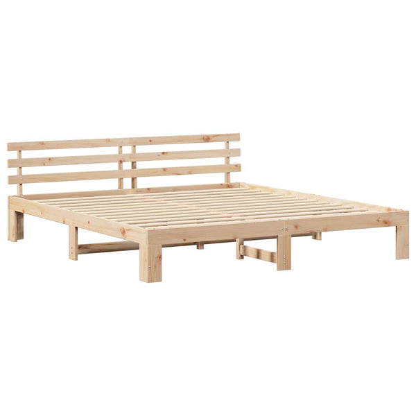 Sängyn runko Massiivinen mänty 6FT Super King Size Luonnollinen
