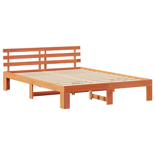 Vaha 5FT King Size sängyn runko massiivinen mänty ruskea