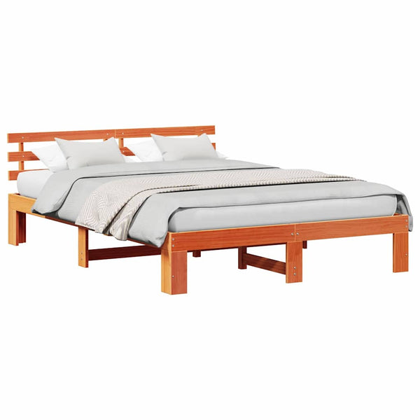 Vaha 5FT King Size sängyn runko massiivinen mänty ruskea