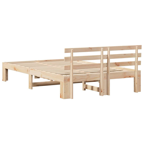 Luonnollinen 4FT6 Double sängyn runko Massiivinen mänty