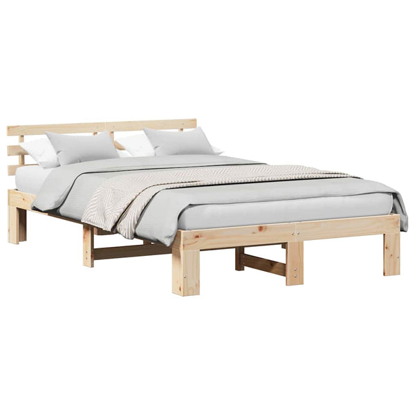 Luonnollinen 4FT6 Double sängyn runko Massiivinen mänty