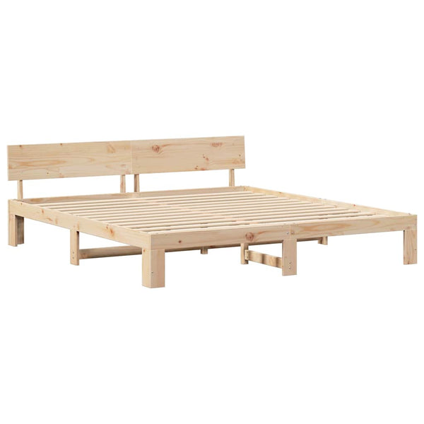 Sängyn runko 6FT Super King Size Massiivinen mänty Luonnollinen