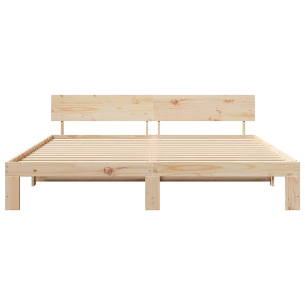 Sängyn runko 6FT Super King Size Massiivinen mänty Luonnollinen