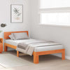 Massiivinen mänty sängyn runko, vahattu ruskeaksi, koko 100 x 200 cm