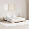 Sängyn runko 140 x 200 cm Luonnollinen Massiivinen mänty