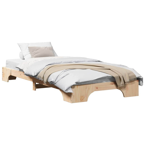 Sängyn runko 2FT6 Small Single Luonnollinen massiivista mäntyä