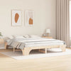 Sängyn runko massiivista mäntyä 200 x 200 cm luonnollinen