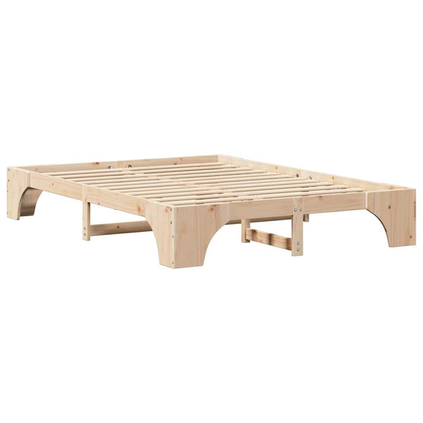 Massiivinen mänty sängyn runko, luonnollinen 5FT King Size