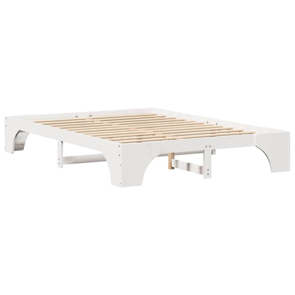Sängyn runko massiivinen mänty 5FT King Size valkoisena