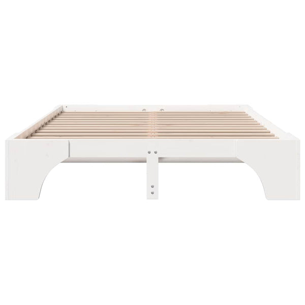 Sängyn runko massiivinen mänty 5FT King Size valkoisena