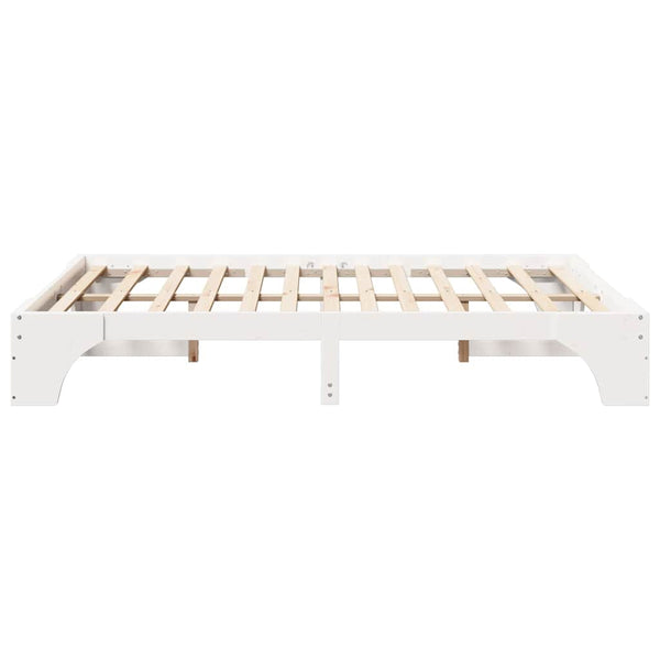 Sängyn runko massiivinen mänty 5FT King Size valkoisena