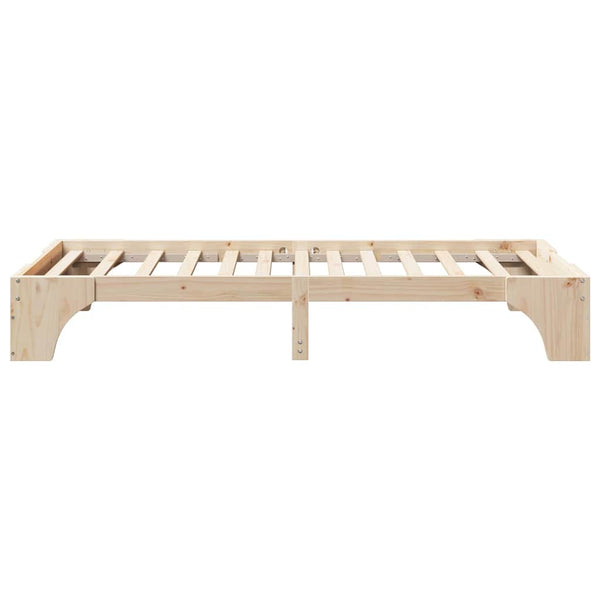 Massiivinen mänty 3FT Single Sängyn runko Luonnollinen