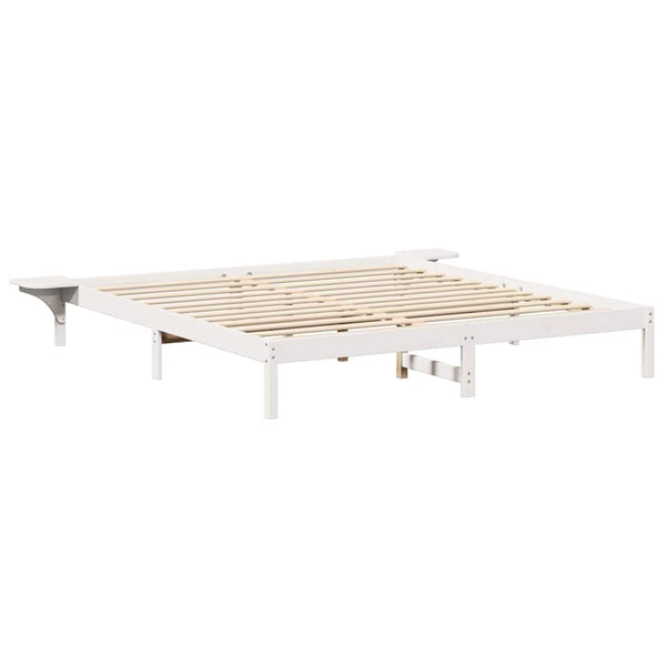 Sängyn runko Massiivinen mänty Valkoinen 6FT Super King Size