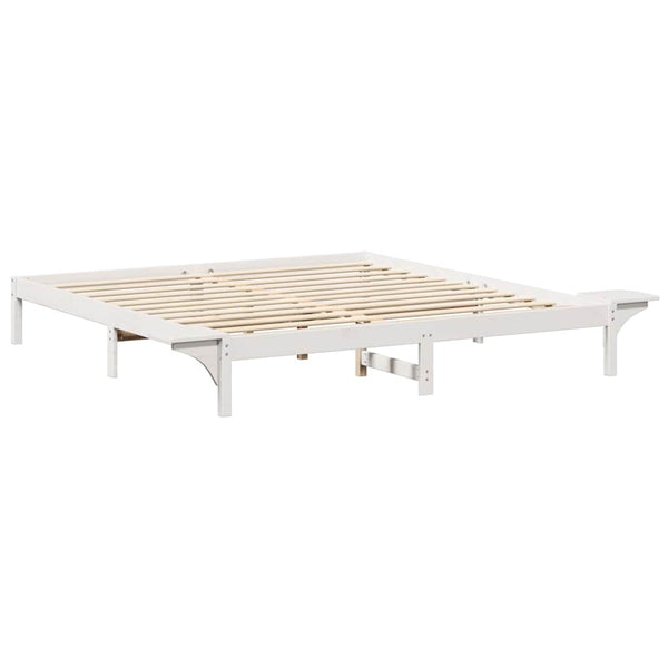 Sängyn runko Massiivinen mänty Valkoinen 6FT Super King Size
