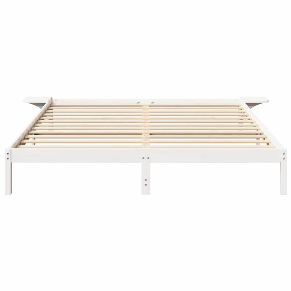 Sängyn runko Massiivinen mänty Valkoinen 6FT Super King Size