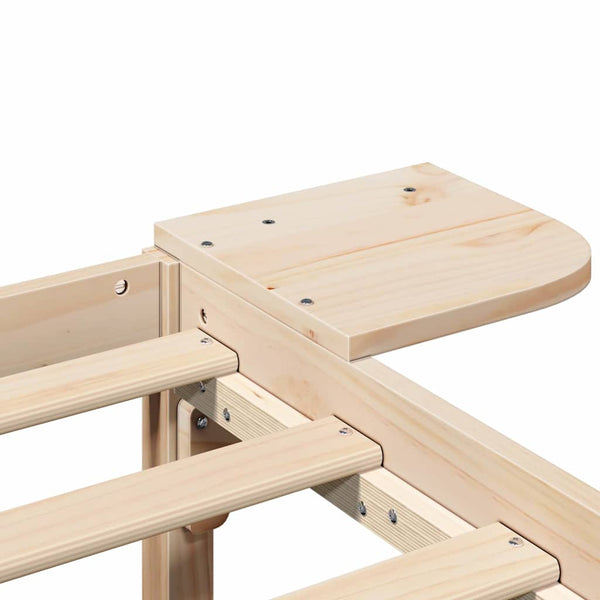 5FT King Size sängyn runko, luonnollinen massiivinen mänty